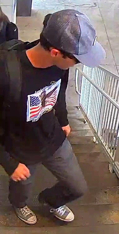FBI POI stairwell stills